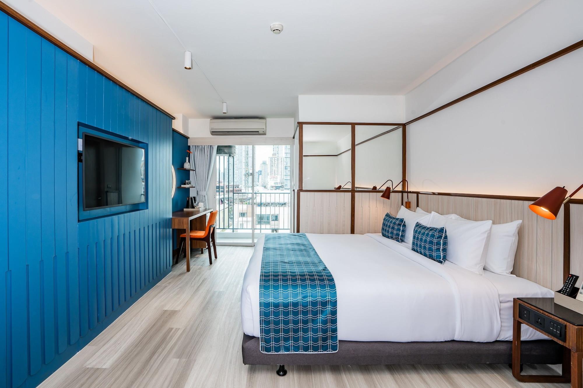 Deluxe Tweepersoonskamer met 1 of 2 Bedden en Uitzicht op de Stad