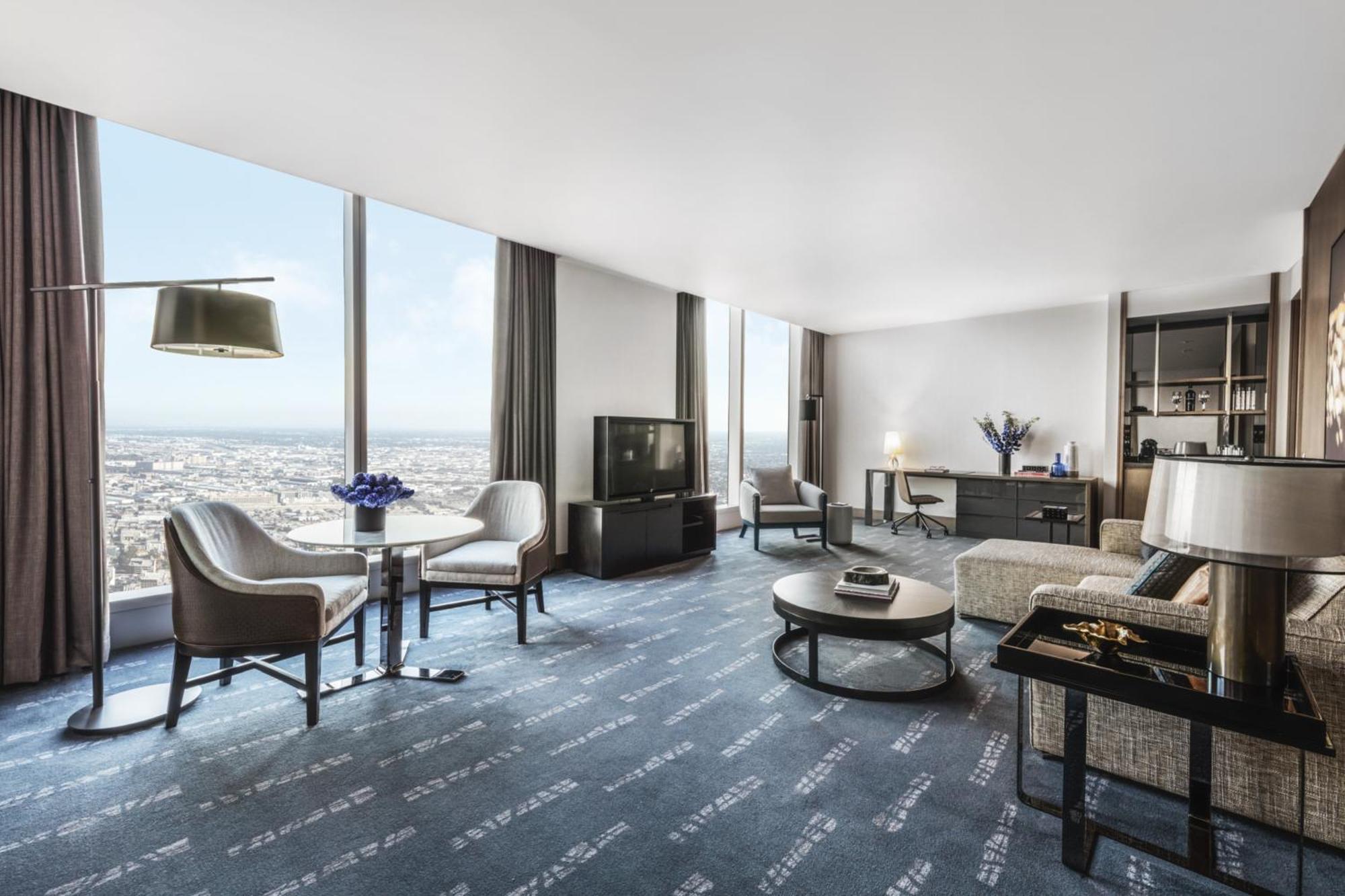 Suite con 1 Camera da Letto e Vista Città
