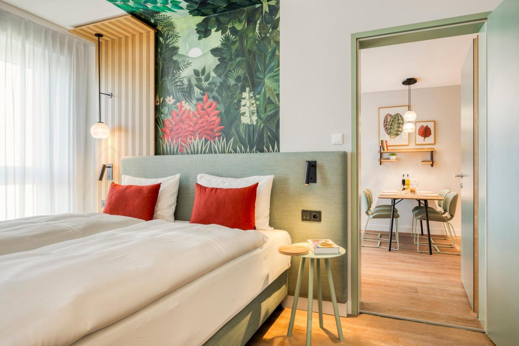 Apartamento de 1 dormitorio y 1 habitación clásica comunicados