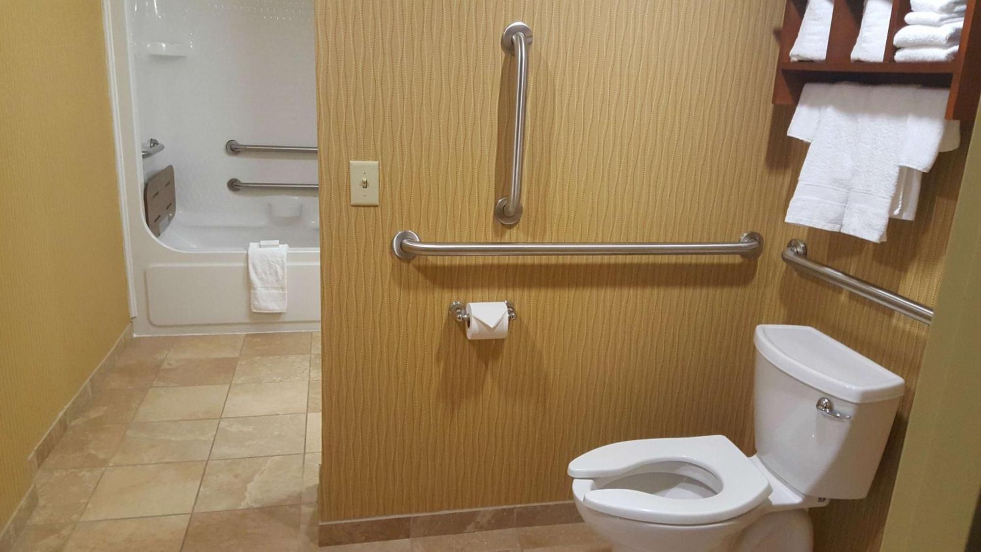 King Room with Microwave and Refrigerator – Disability Accessible Tub/Non-Smoking