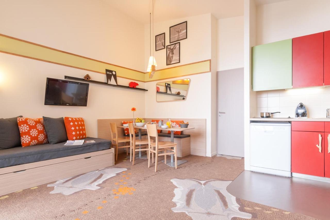 Apartamento de 1 dormitorio con zona para dormir y vistas directas a la montaña (7 personas)