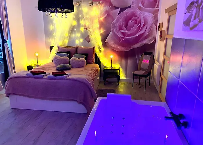 COSY&SPA Appartement Luxe JACUZZI SAUNA Suite Cristal